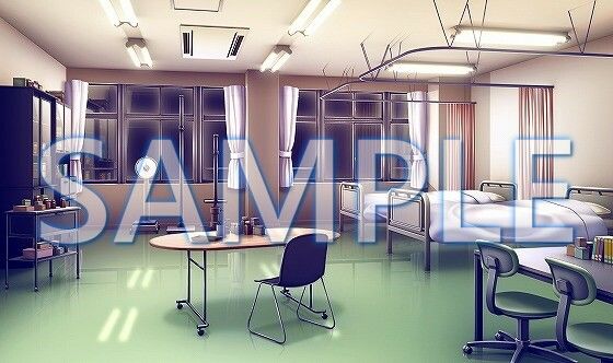 サンプル画像3:【背景素材】保健室（6175_bg05）【時間差分あり】(XERO) [d_471272]