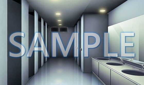 サンプル画像3:【背景素材】女子トイレ（6175_bg07）【時間差分あり】(XERO) [d_471276]