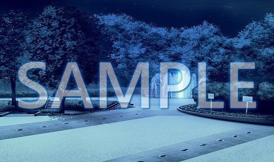 サンプル画像4:【背景素材】公園（6175_bg09）【時間差分あり】(XERO) [d_471278]