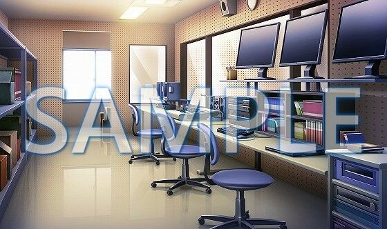 サンプル画像1:【背景素材】放送室（6175_bg10）【時間差分あり】(XERO) [d_471280]