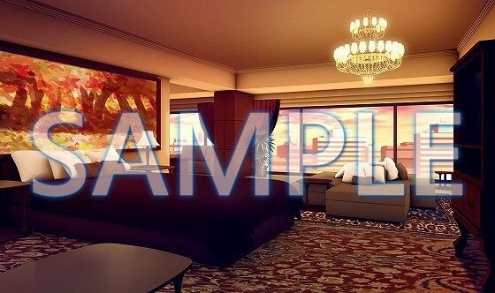 サンプル画像2:【背景素材】ホテル スイートルーム（6199_bg01）【時間差分あり】(XERO) [d_471289]