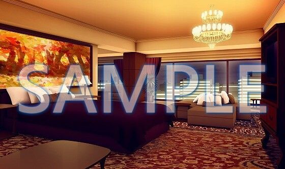 サンプル画像3:【背景素材】ホテル スイートルーム（6199_bg01）【時間差分あり】(XERO) [d_471289]