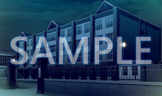 サンプル画像4:【背景素材】学園 外観（開門）（6199_bg04b）【時間差分あり】(XERO) [d_471298]