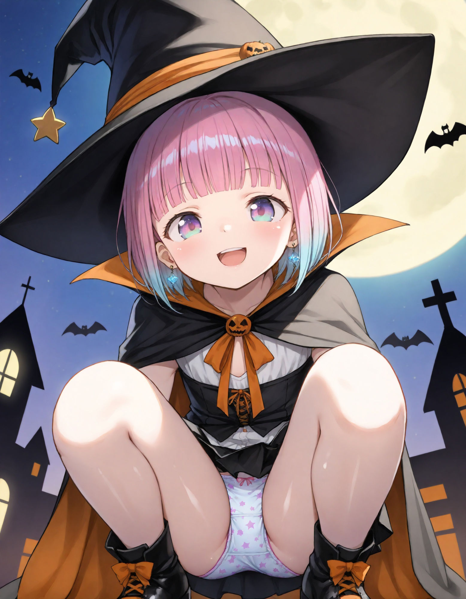 サンプル画像4:ハロウィンコスプレで〇リパンチラ(Starrysky) [d_471311]