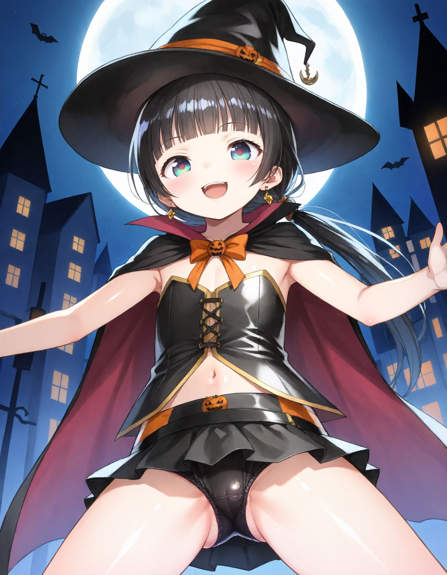サンプル画像5:ハロウィンコスプレで〇リパンチラ(Starrysky) [d_471311]