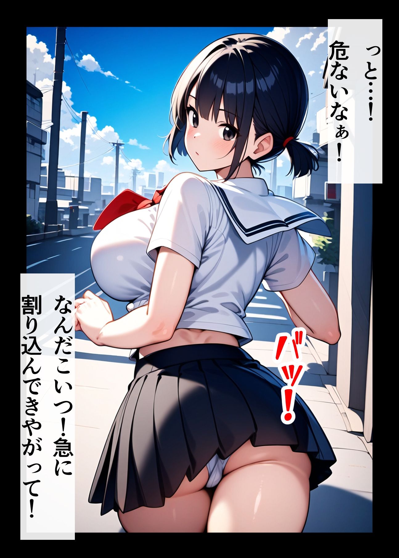 サンプル画像1:危険日に男をあおる娘と生ハメ路上セックス(エロバトルン) [d_471346]