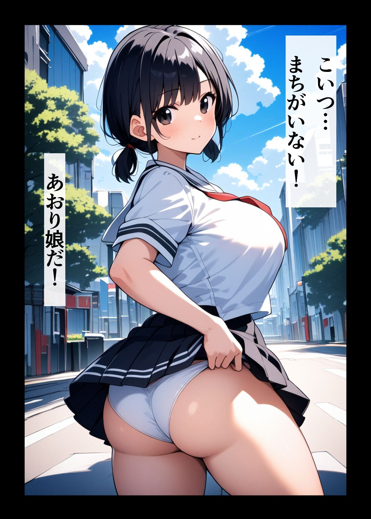 サンプル画像2:危険日に男をあおる娘と生ハメ路上セックス(エロバトルン) [d_471346]