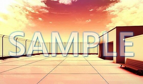 サンプル画像2:【背景素材】屋上（6199_bg05）【時間差分あり】(XERO) [d_471347]