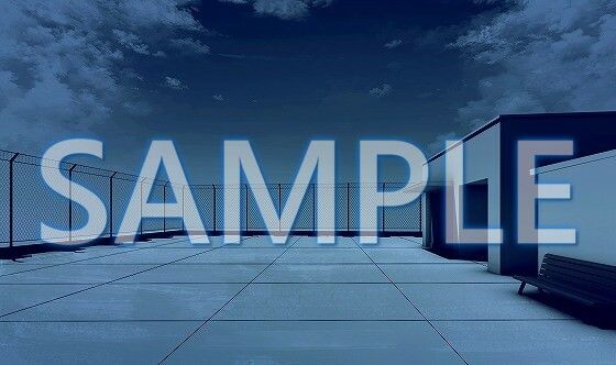 サンプル画像4:【背景素材】屋上（6199_bg05）【時間差分あり】(XERO) [d_471347]