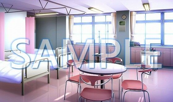 サンプル画像1:【背景素材】保健室（6199_bg06）【時間差分あり】(XERO) [d_471351]