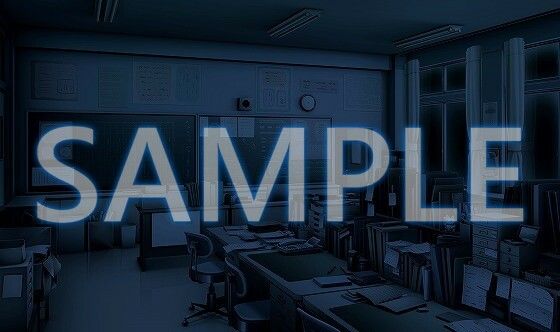 サンプル画像4:【背景素材】職員室（6199_bg08）【時間差分あり】(XERO) [d_471358]