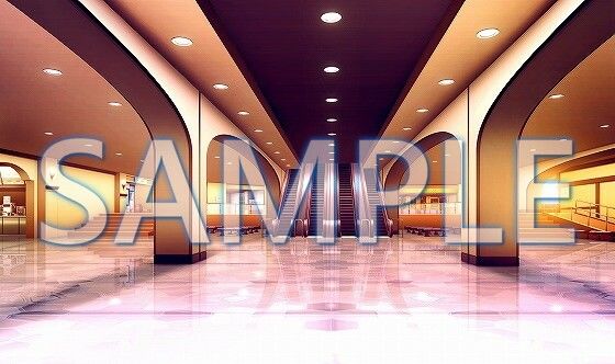 サンプル画像2:【背景素材】ショッピングモール（6199_bg09）【時間差分あり】(XERO) [d_471360]