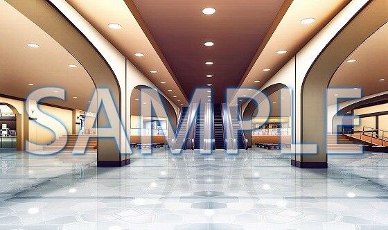 サンプル画像3:【背景素材】ショッピングモール（6199_bg09）【時間差分あり】(XERO) [d_471360]