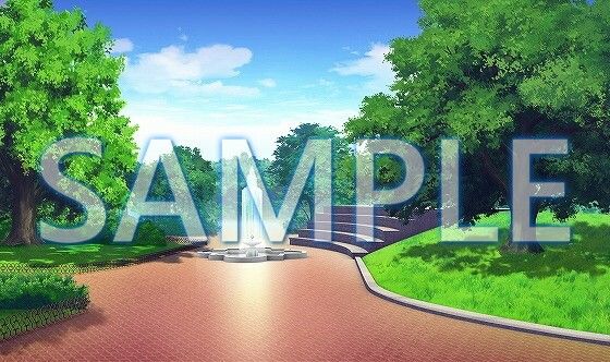 サンプル画像1:【背景素材】公園（6199_bg10）【時間差分あり】(XERO) [d_471362]