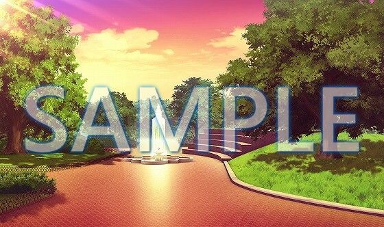 サンプル画像2:【背景素材】公園（6199_bg10）【時間差分あり】(XERO) [d_471362]