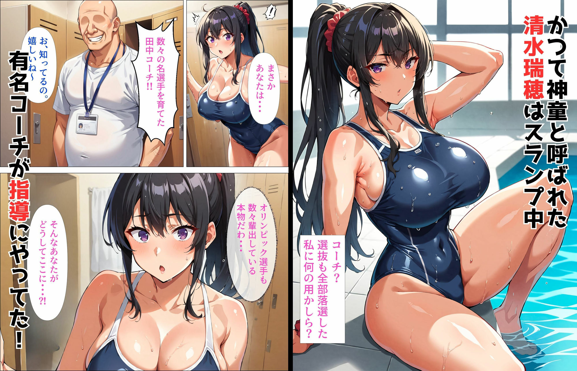 サンプル画像1:特別指導〜水泳部部長がコーチちんぽに堕ちるまで(okita) [d_471380]