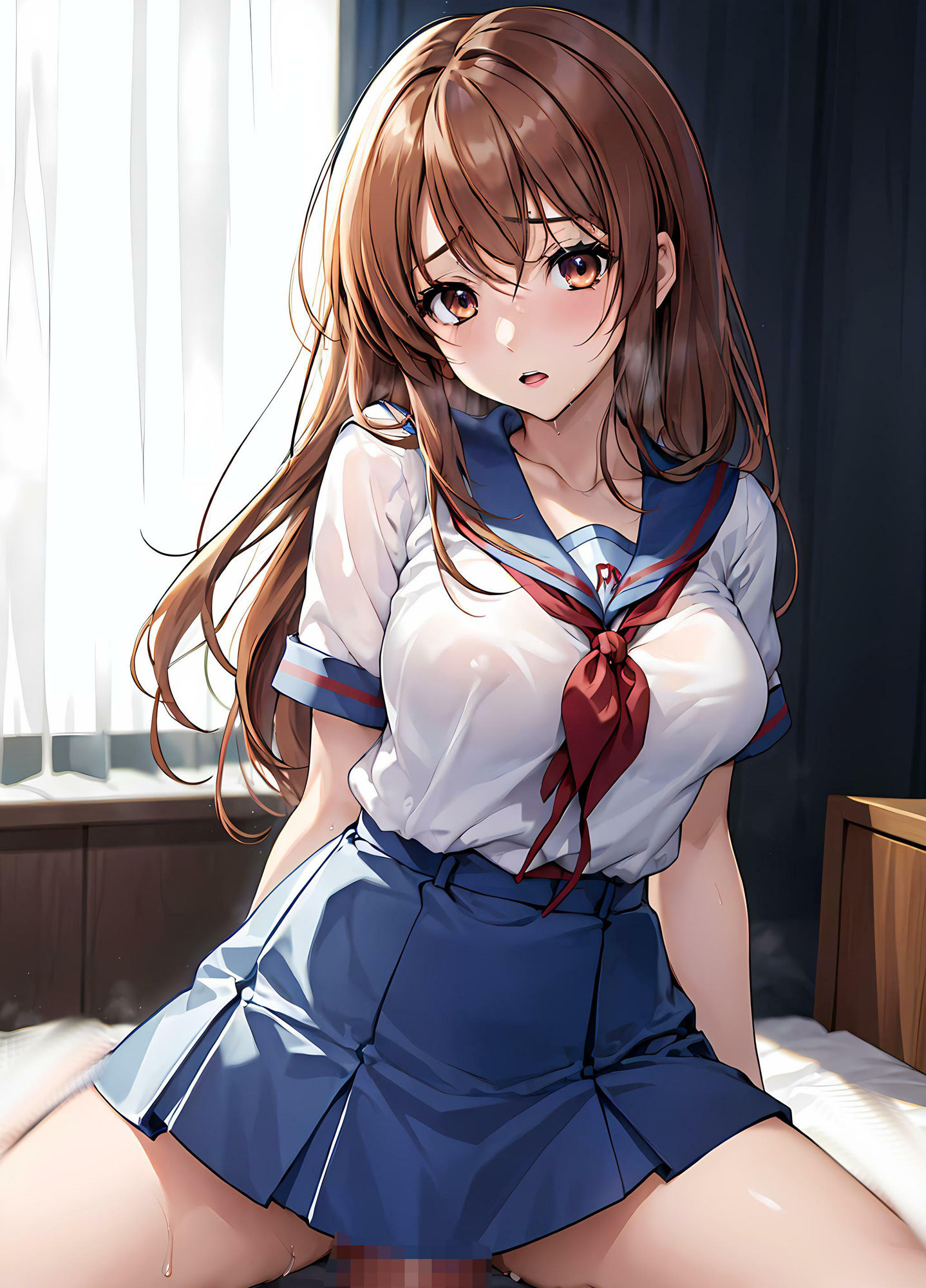 サンプル画像2:朝比奈ミク●とイチャラブはらませ性交(しろぐみ) [d_471393]