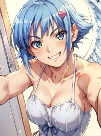 サンプル画像1:クイーンズブレイドのナナエルから送られてきた自撮り写真(自撮りサークル  イカスミ工房) [d_471463]