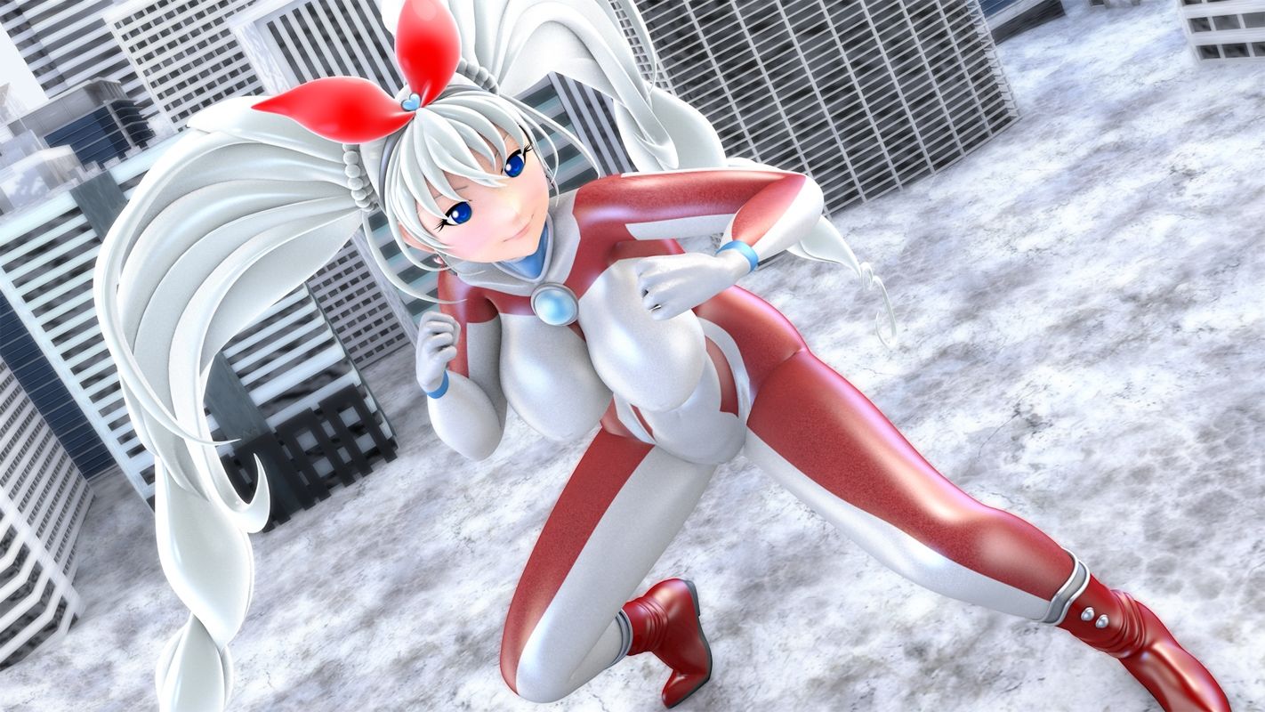 サンプル画像1:光の女神メロディナVSテフテフ星人(四次元少女ネオス) [d_471629]