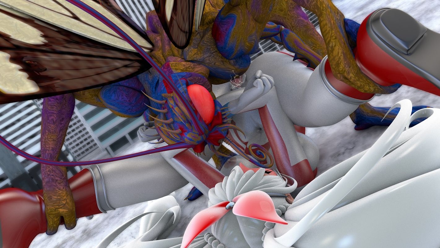 サンプル画像3:光の女神メロディナVSテフテフ星人(四次元少女ネオス) [d_471629]