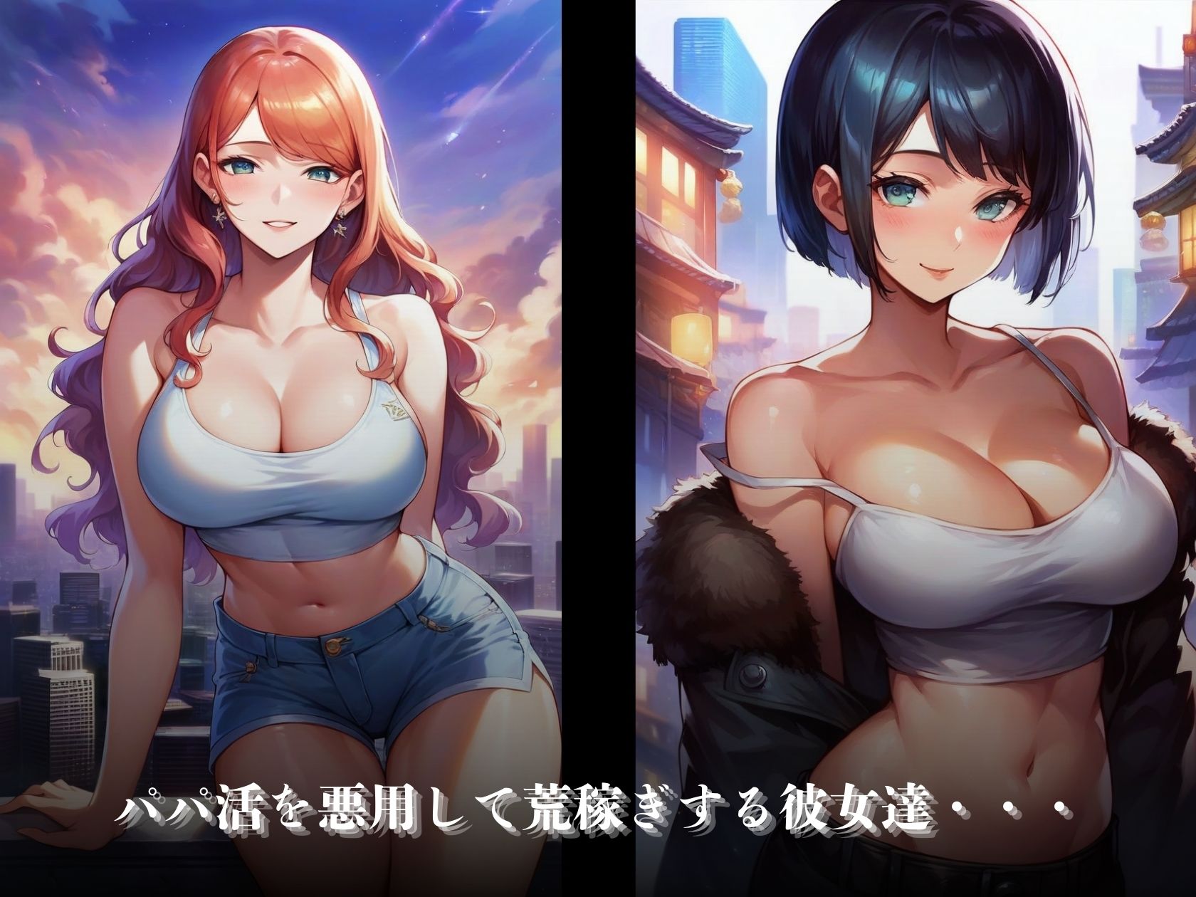 サンプル画像2:悪徳パパ活女子に無限種付け制裁〜飲み物に催〇薬仕込んでやったw〜(7Lab) [d_471642]