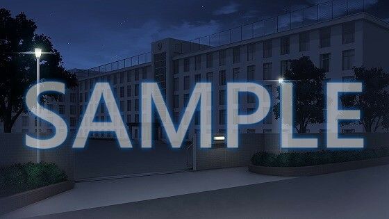 サンプル画像4:【背景素材】学園 外観（1385_bg04）【時間差分あり】(XERO) [d_471651]