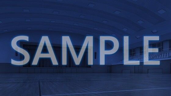 サンプル画像4:【背景素材】体育館（1385_bg06）【時間差分あり】(XERO) [d_471659]