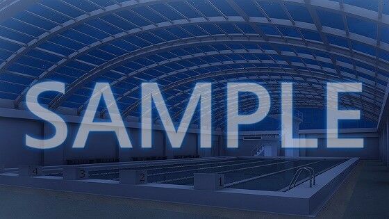 サンプル画像3:【背景素材】室内プール（1385_bg07）【時間差分あり】(XERO) [d_471660]