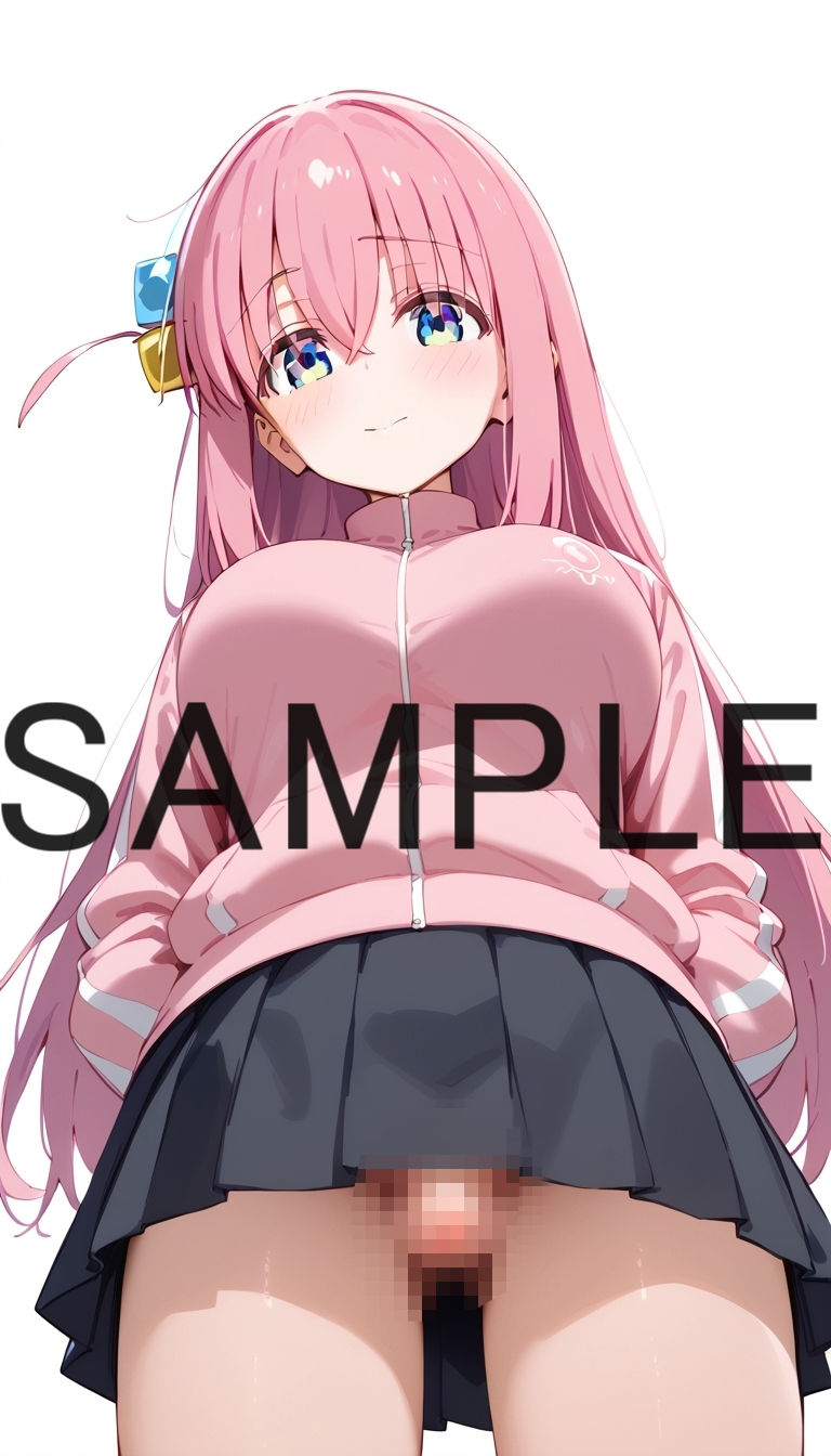 サンプル画像1:男の娘化後藤ひ〇り(ルカっ娘) [d_471694]