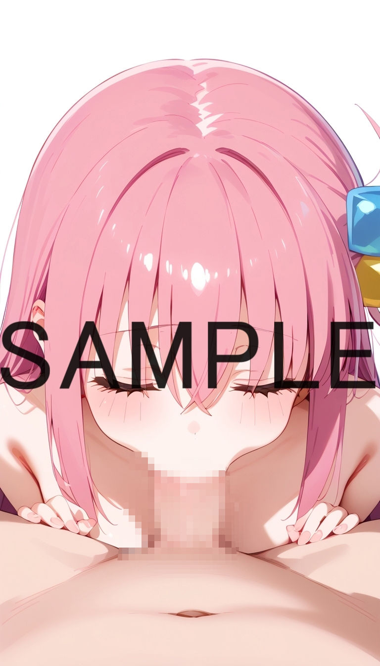 サンプル画像3:男の娘化後藤ひ〇り(ルカっ娘) [d_471694]