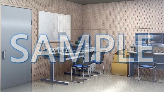 サンプル画像1:【背景素材】放送室、俳句部部室、占い部部室（1385_bg15_22d_22e）(XERO) [d_471735]