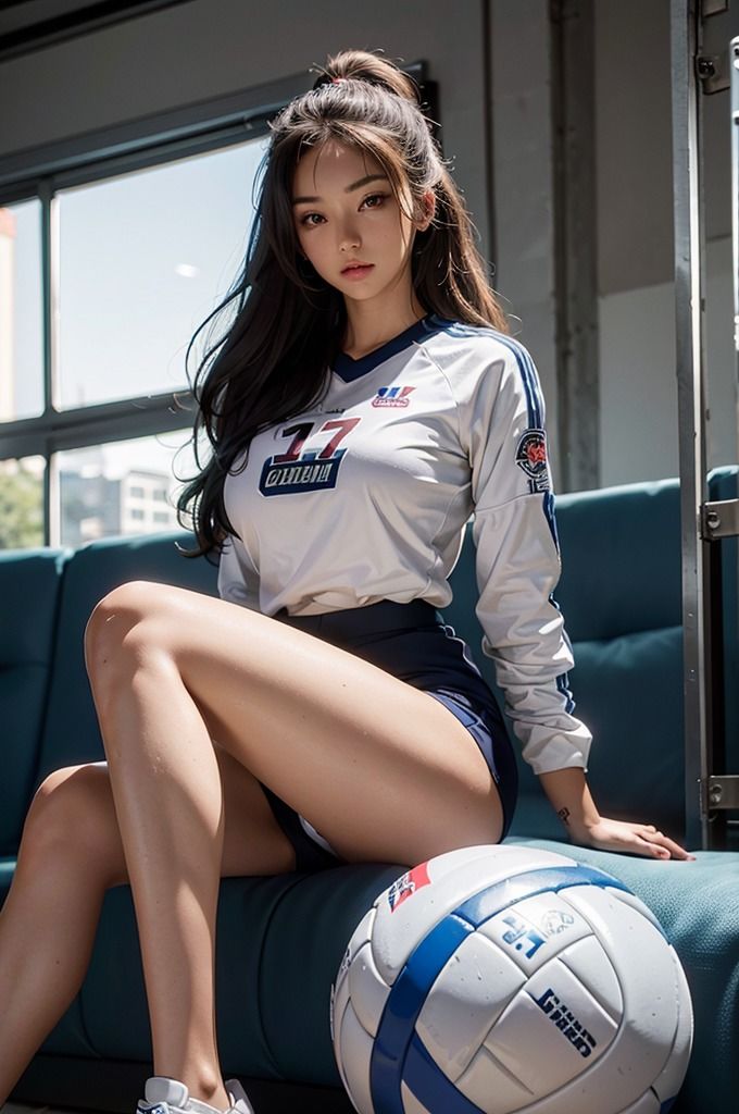 サンプル画像2:【美人バレーボール選手】AIコスプレグラビア写真集(エンジェルス出版) [d_471744]