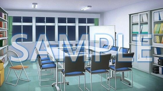 サンプル画像3:【背景素材】生徒会室（1385_bg16）【時間差分あり】(XERO) [d_471751]