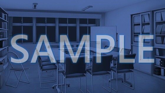 サンプル画像4:【背景素材】生徒会室（1385_bg16）【時間差分あり】(XERO) [d_471751]