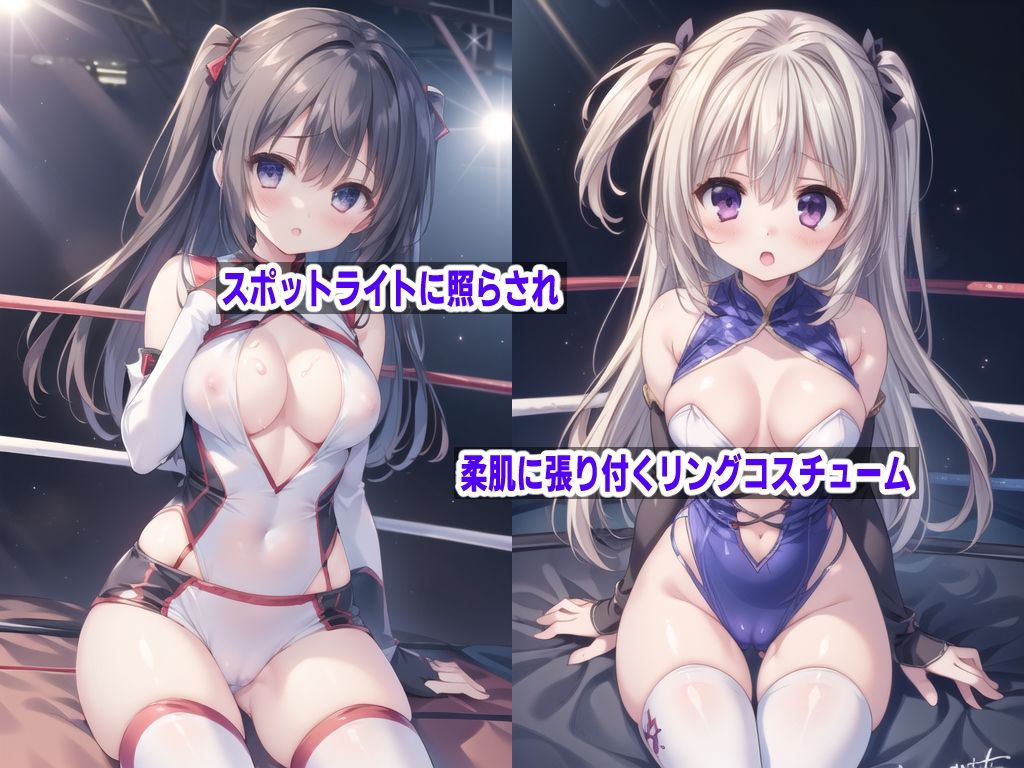 サンプル画像1:AI敗北少女CG集vol.1 正統派リングコスチューム(mugi) [d_471784]