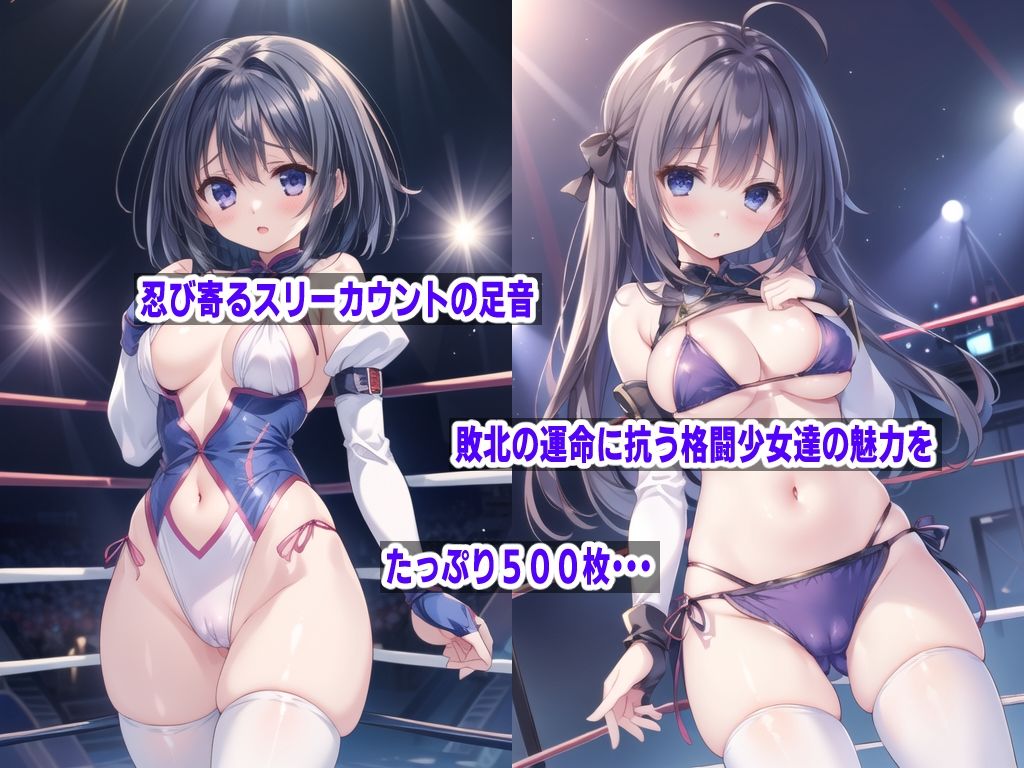 サンプル画像3:AI敗北少女CG集vol.1 正統派リングコスチューム(mugi) [d_471784]