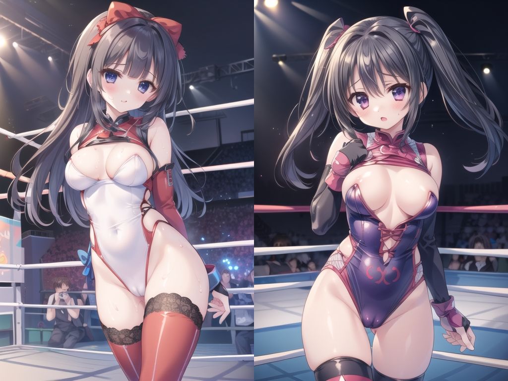 サンプル画像6:AI敗北少女CG集vol.1 正統派リングコスチューム(mugi) [d_471784]