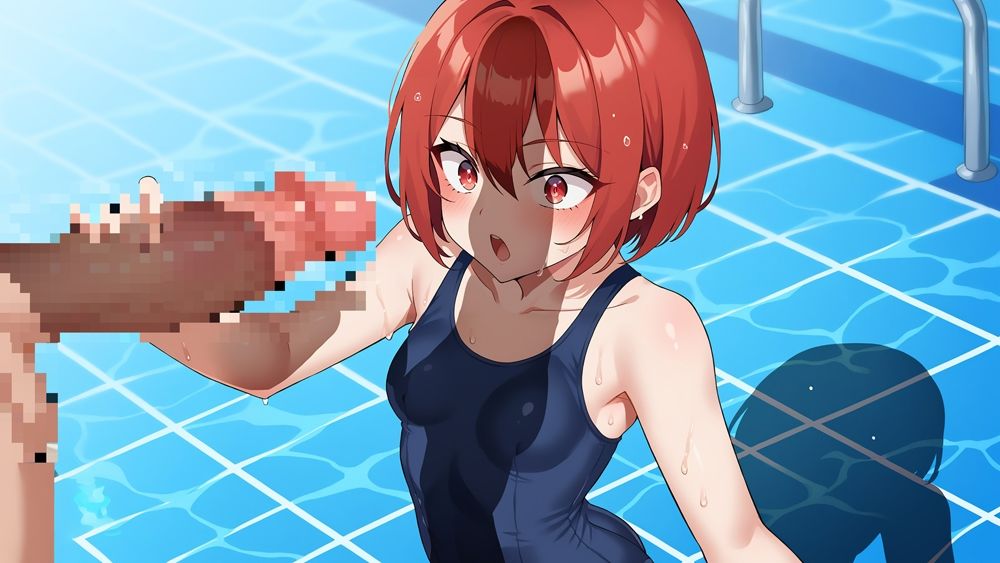 サンプル画像6:緊急任命！規格外ち○ぽで水泳部公式性欲処理係になりました(ニート印刷所) [d_471882]