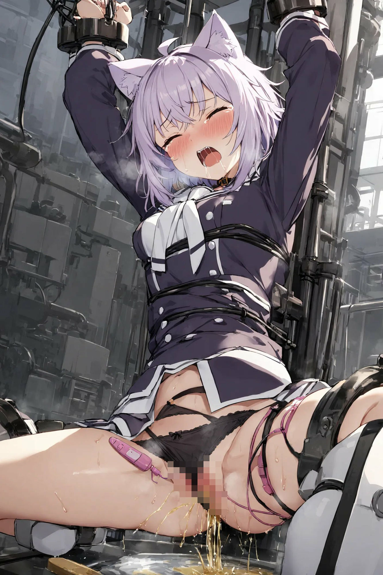 サンプル画像3:完全固定強●絶頂責め〜猫又おかゆ編〜(えるごらぼ) [d_471892]