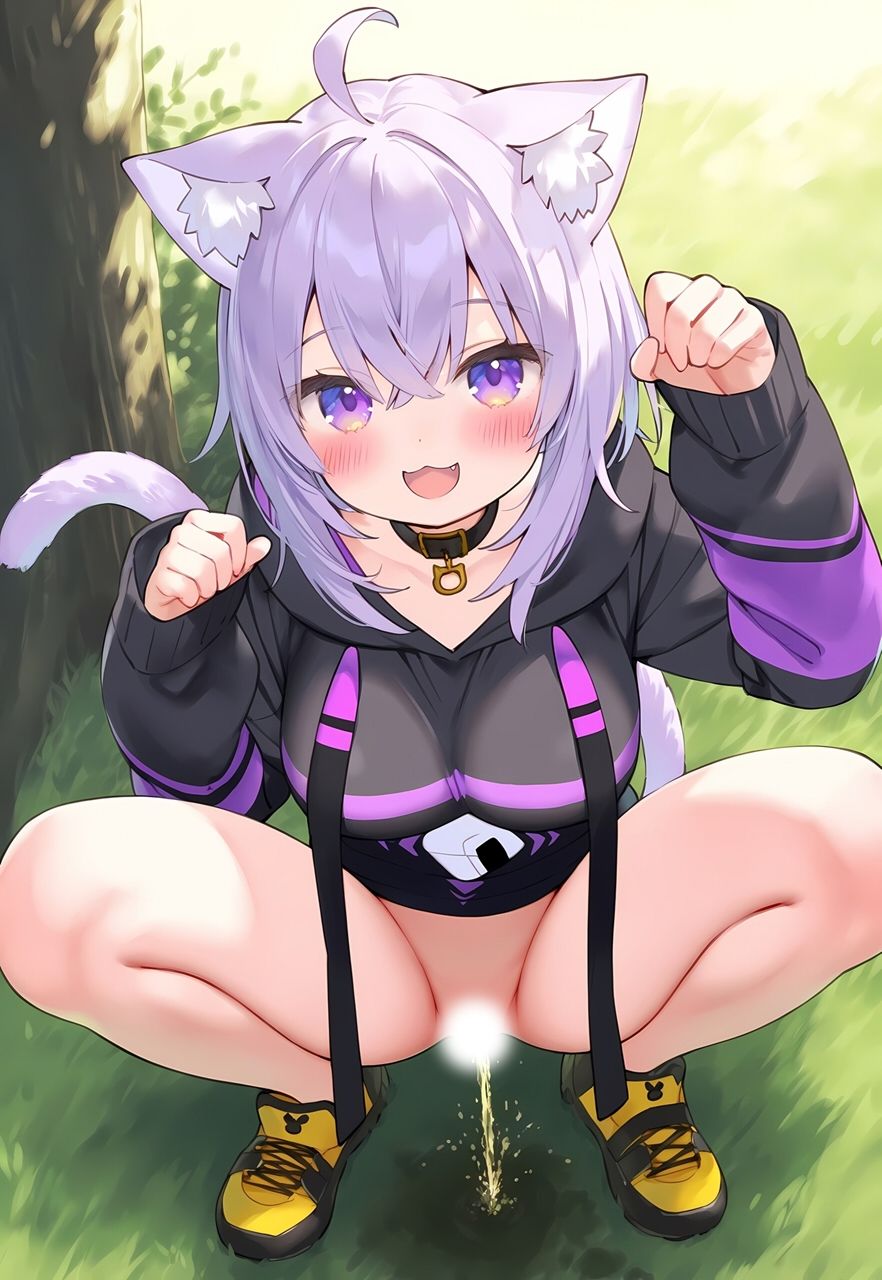 サンプル画像2:ホロメン野外放尿まとめ(くいんすよるか) [d_471899]