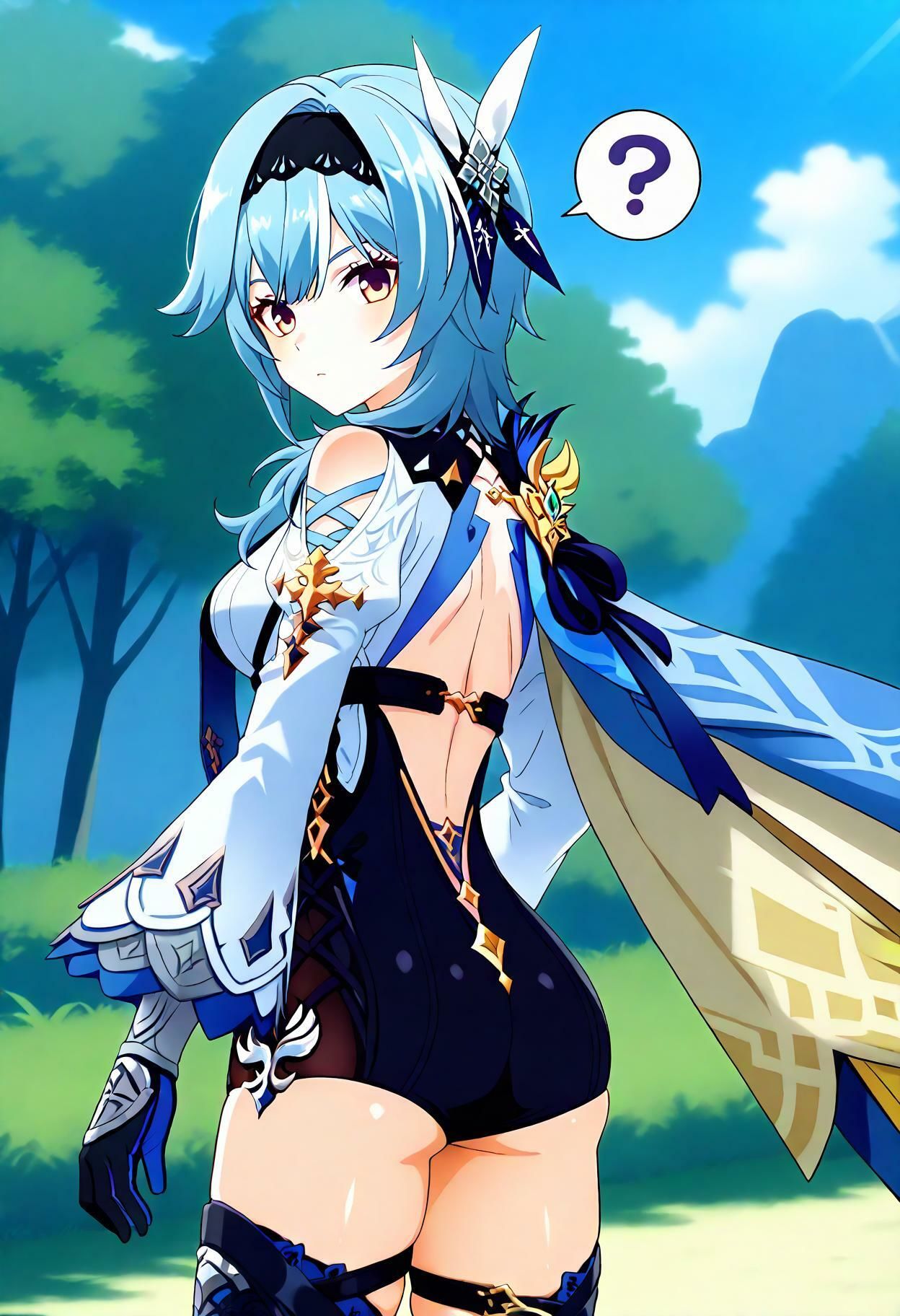 サンプル画像1:ヒロピンAI全集参6_原神_エウルア・ジン団長(hiropinai_2/5) [d_471927]