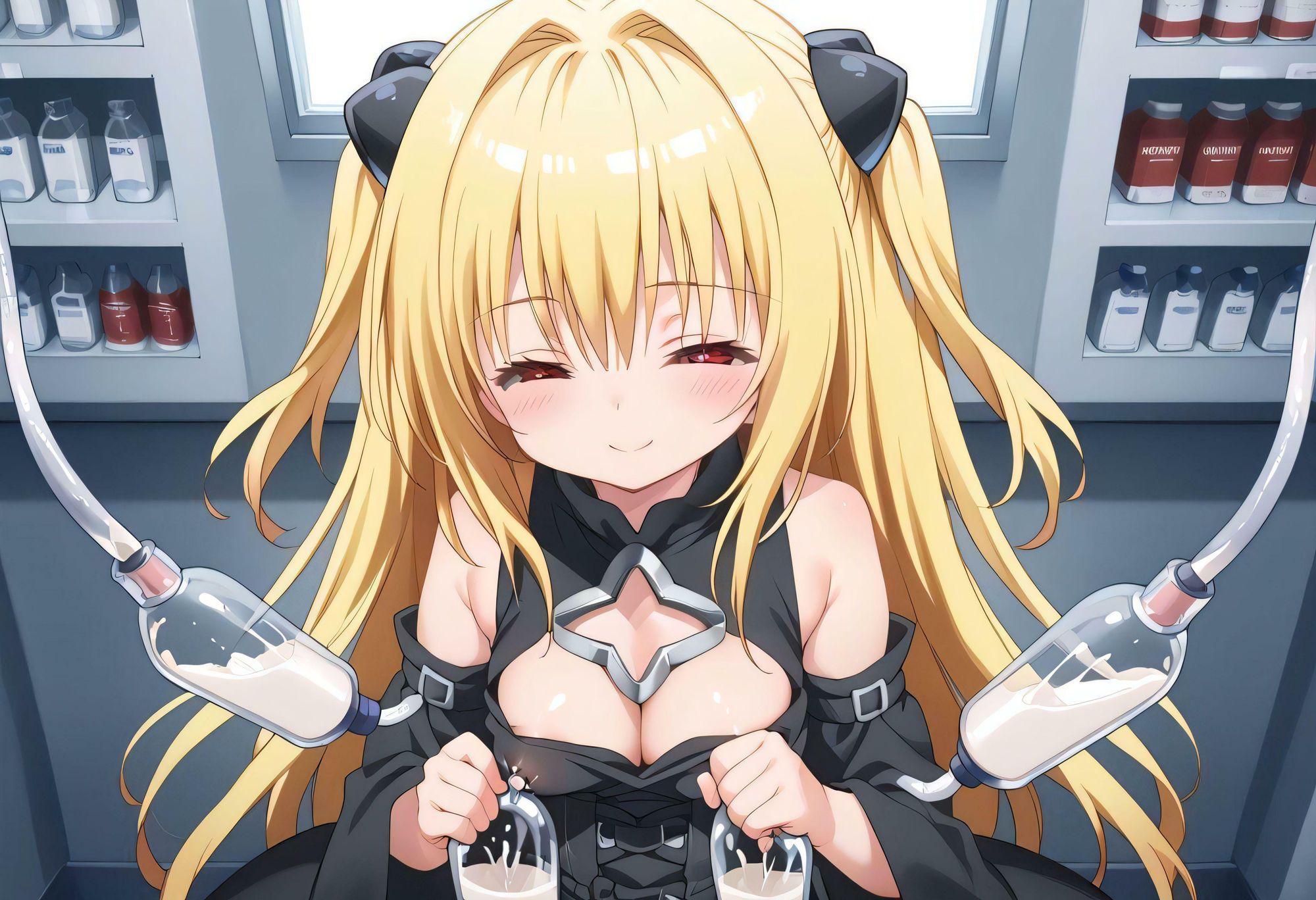 サンプル画像1:羞恥の果て(朱唇の誘惑) [d_471979]