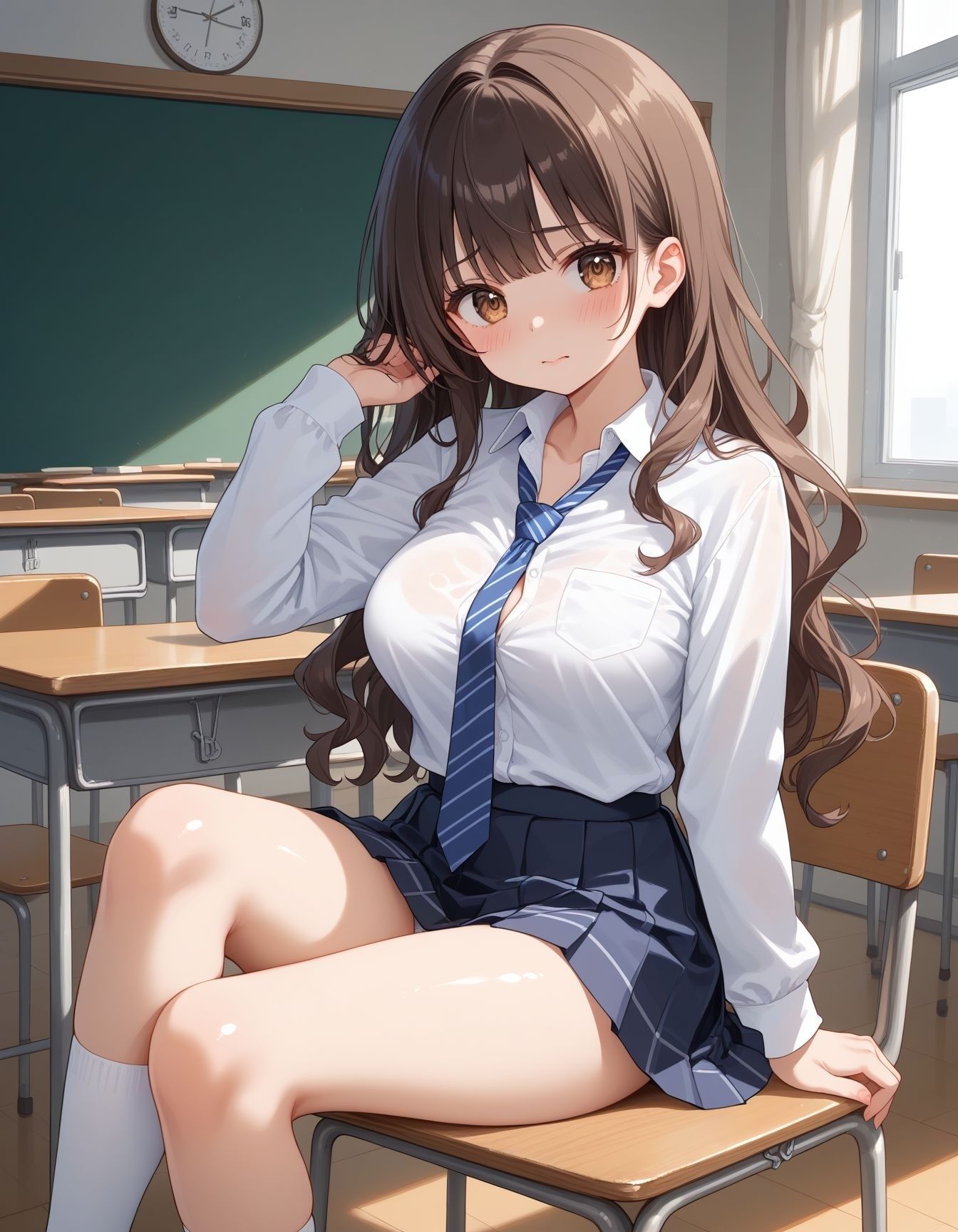 サンプル画像1:弱みを握られた クラスのアイドル(スリーパー) [d_471986]