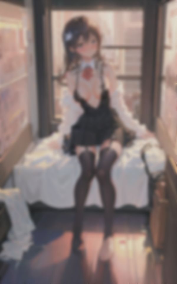 サンプル画像2:淫らな下着で男を挑発するパパ活淫乱美女(AI液) [d_471992]