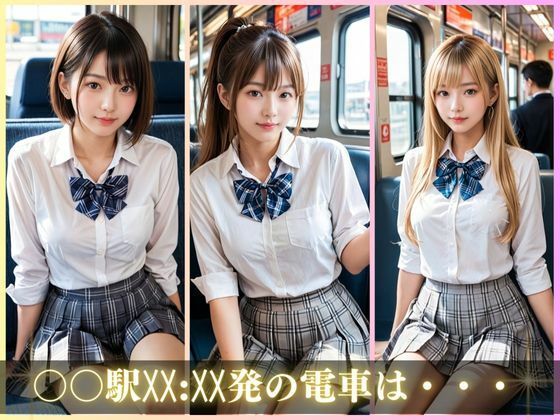 サンプル画像2:痴女電車(AIしてる?) [d_472016]