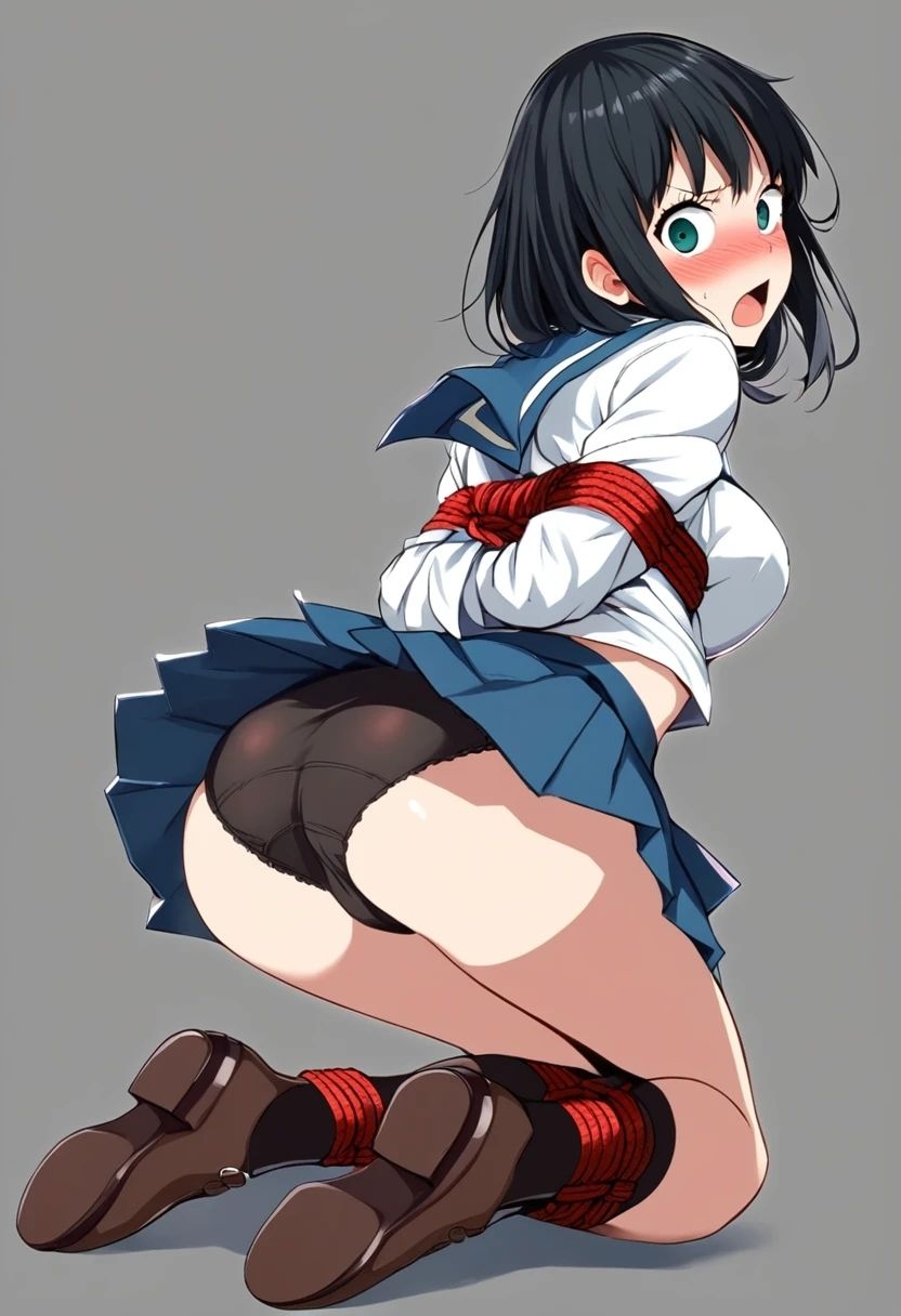 拘束されて激しいスパンキングで痛めつけられる女の子達イラスト193枚のサンプル画像 6