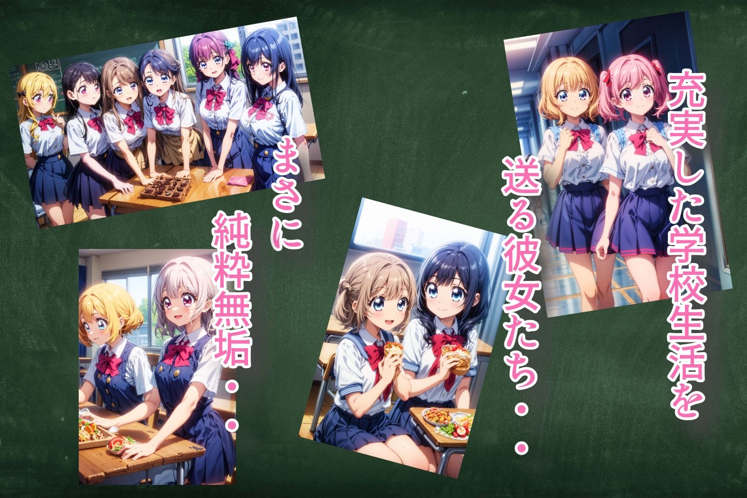 サンプル画像1:可愛い娘には白液をぶっかけよ！(Pretty Sushi Girls) [d_472106]