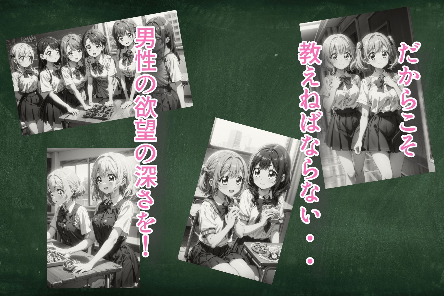 サンプル画像2:可愛い娘には白液をぶっかけよ！(Pretty Sushi Girls) [d_472106]