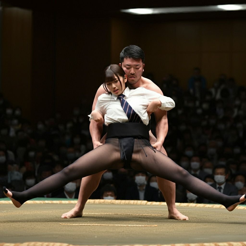 サンプル画像4:JK羞恥エロ相撲1(リアルでおバカな羞恥シチュエーション製作所) [d_472125]