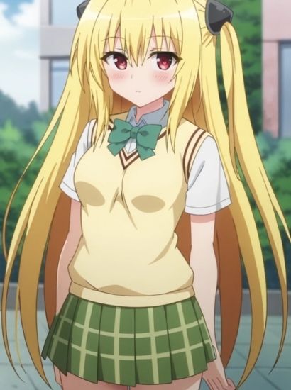 サンプル画像1:ToLOVEるの金色の闇から送られてきた自撮り写真(自撮りサークル  イカスミ工房) [d_472141]